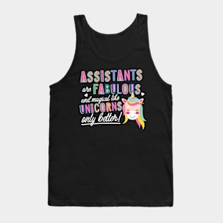 Assistants are like Unicorns Gift Idea Tank Top